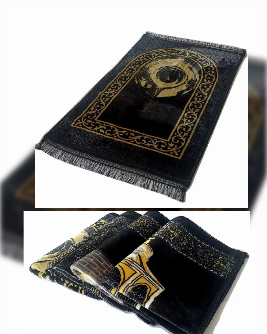 Foam Prayer Mat with Gorgeous detailsسجادة صلاة مريحة و بتصاميم مميزة