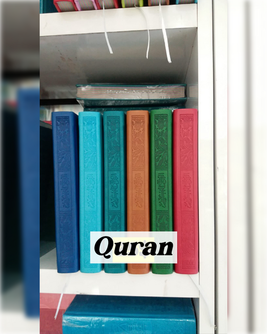 Holy Arabic Quran with Colored Sections المصحف الكريم باللغة العربية و بصفحات ملونة
