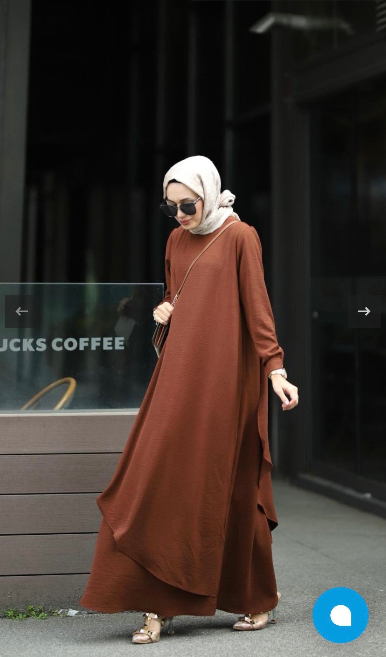 Zahra- Classic Elegant Abaya Dress | فستان/عباءة زهرة الأنيقة