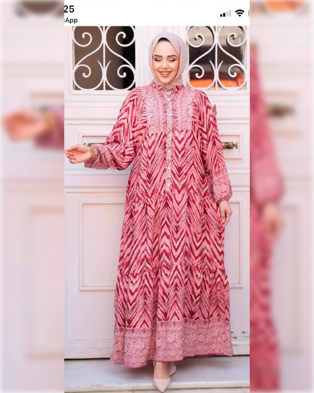 Salma Casual Cotton Dress in Red Shade فستان سلمى العملي من القطن الناعم باللون الأحمر الجميل