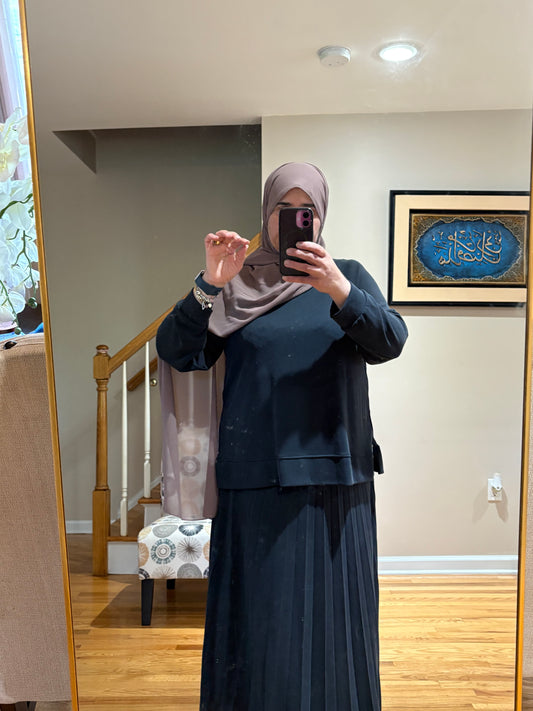 Chic Modest 2 Piece Skirt outfit طقم تنورة أنيق من قطعتين