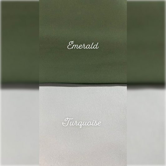 Georgette Hijab in Green Shades حجاب الجورجيت بدرجات اللون الأخضر الجميل