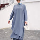 Modern Flowy Wide-Leg Silhouette Set طقم عصري مميز من قطعتين