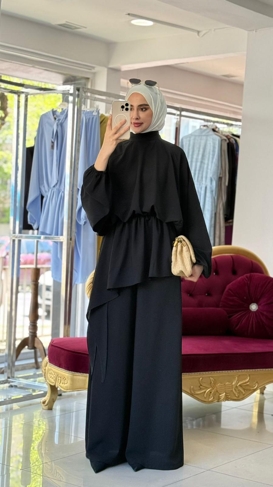 Sophisticated Layered Modest Set طقم كلاسي فخم بطبقات متعددة