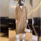Nasma Cozy Long Cardigan in Gorgeous Shades كارديجان نسمة الشتوي الدافئ الجميل بألوان جميلة