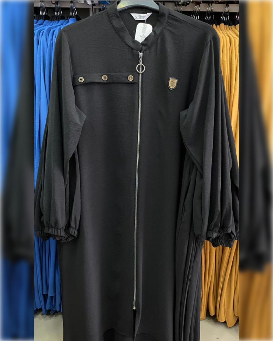 Layan Long Cardigan in Black Shade  كارديجان ليان الصيفي الطويل باللون الأسود الجميل