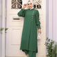 Formal Georgette 2-Pieces Outfit in Green Shade  طقم جورجيت رسمي مكون من قطعتين باللون الأخضر الجميل