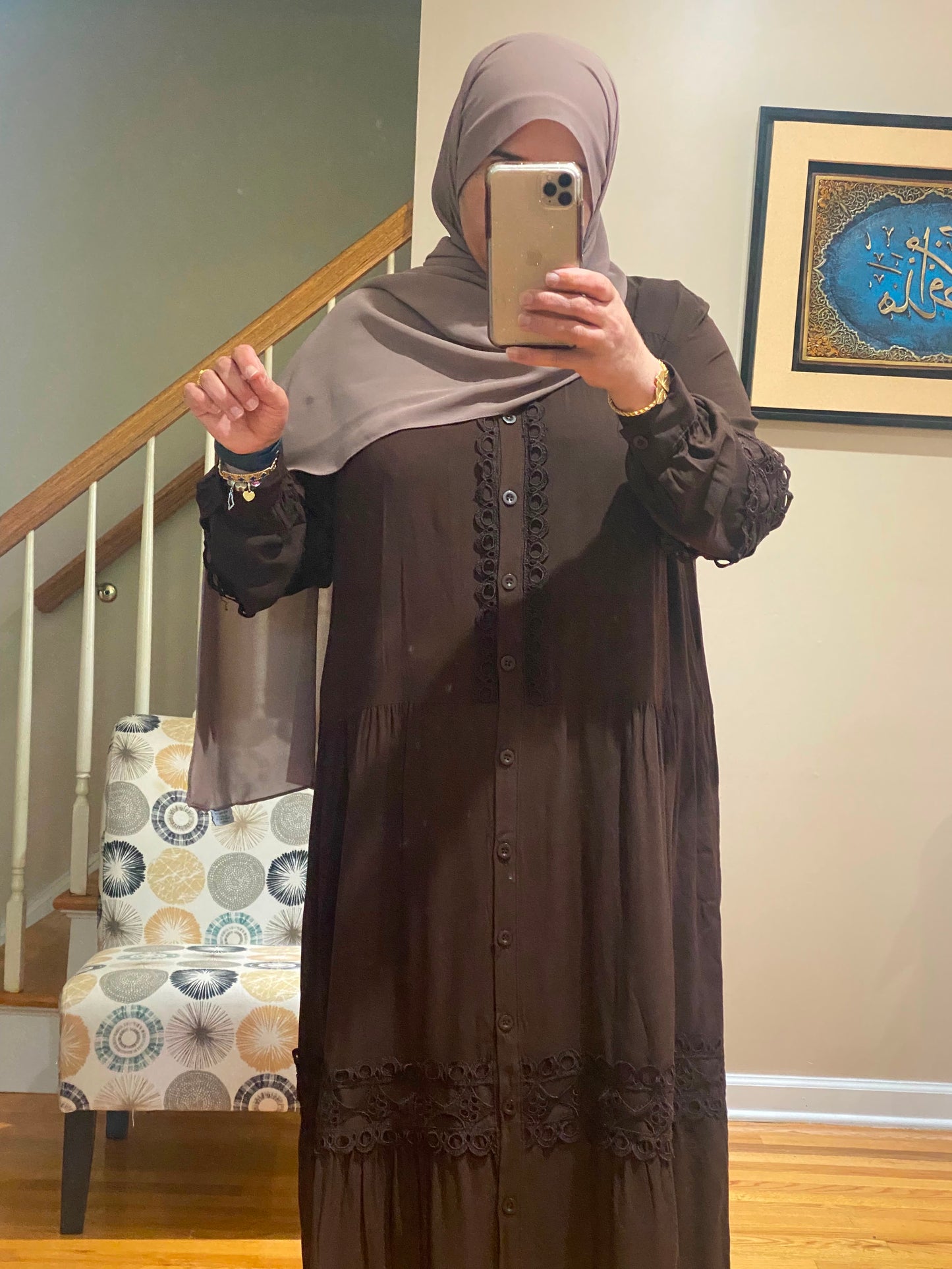Lily Elegant Tiered Modest Dress
