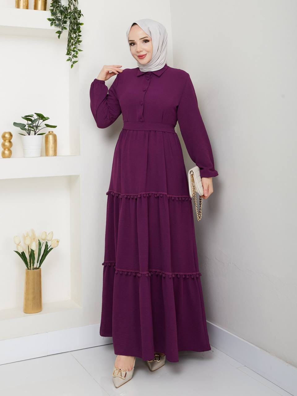 Fatimah Elegant Long Dress فستان فاطمة الأنيق