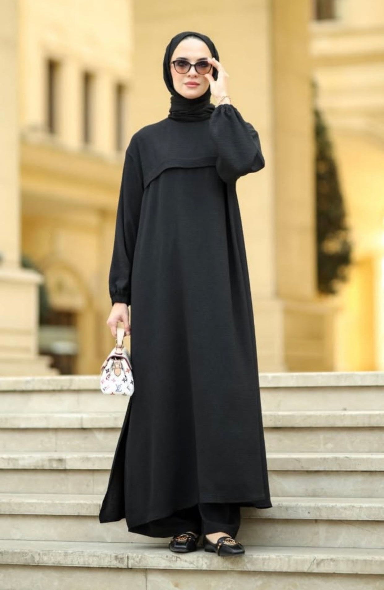 Elegant Two-Piece Modest Set |  طقم انيق محتشم مكون من قطعتين