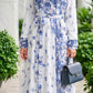 Elegant Floral Maxi Dress in Gorgeous Shades
