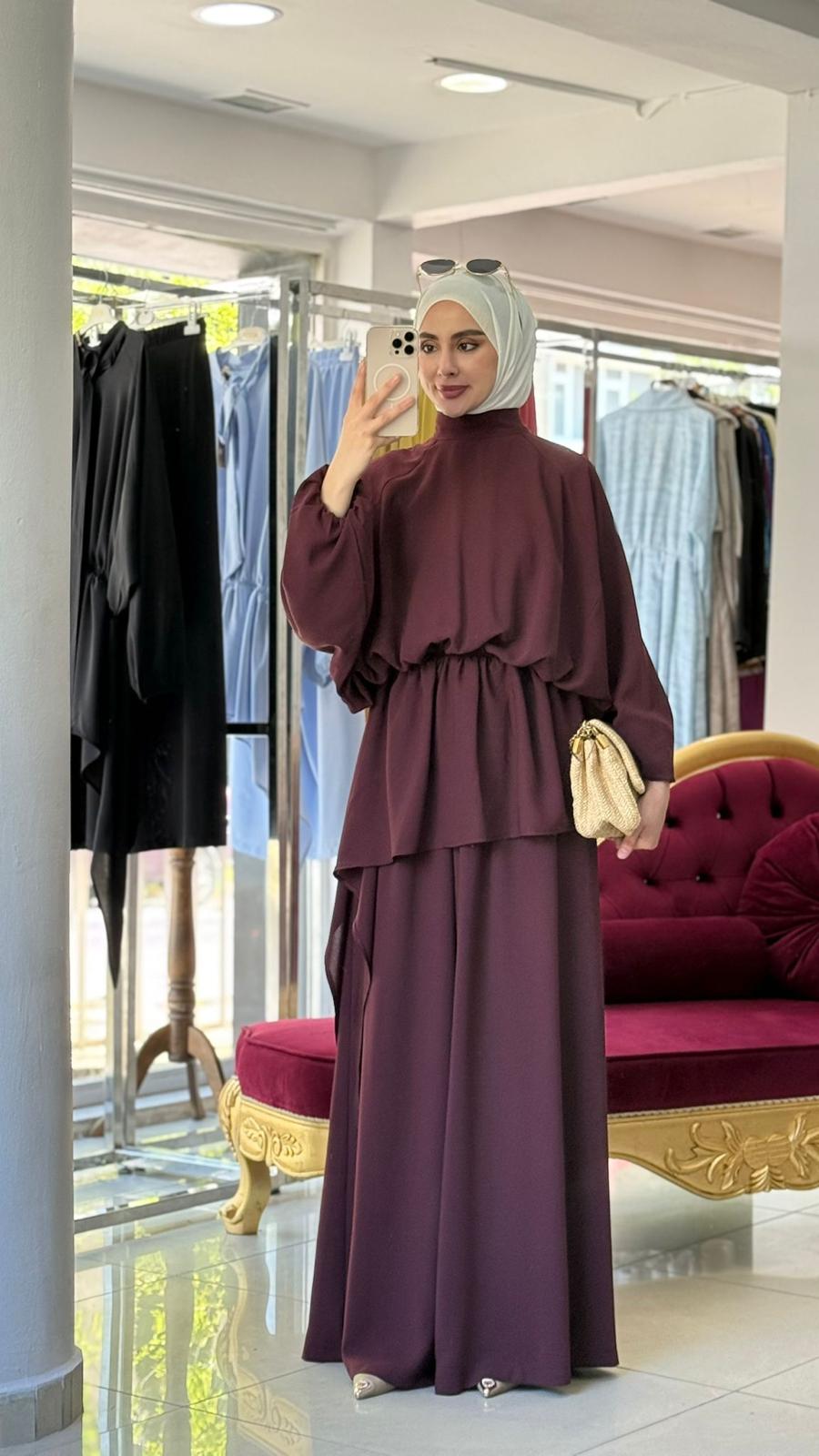 Sophisticated Layered Modest Set طقم كلاسي فخم بطبقات متعددة