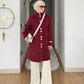Elegant Long Mohair Knit Cardigan كارديجان طويل بنسيج الموهير الفاخر