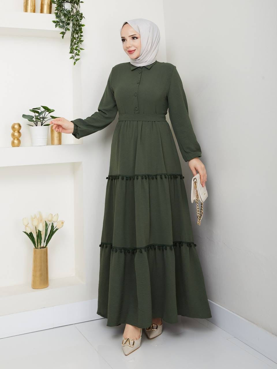 Fatimah Elegant Long Dress فستان فاطمة الأنيق