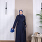 Elegant Oshio Fabric Maxi Dress  فستان   خريفي ماكسي أنيق من نسيج الأوشيو