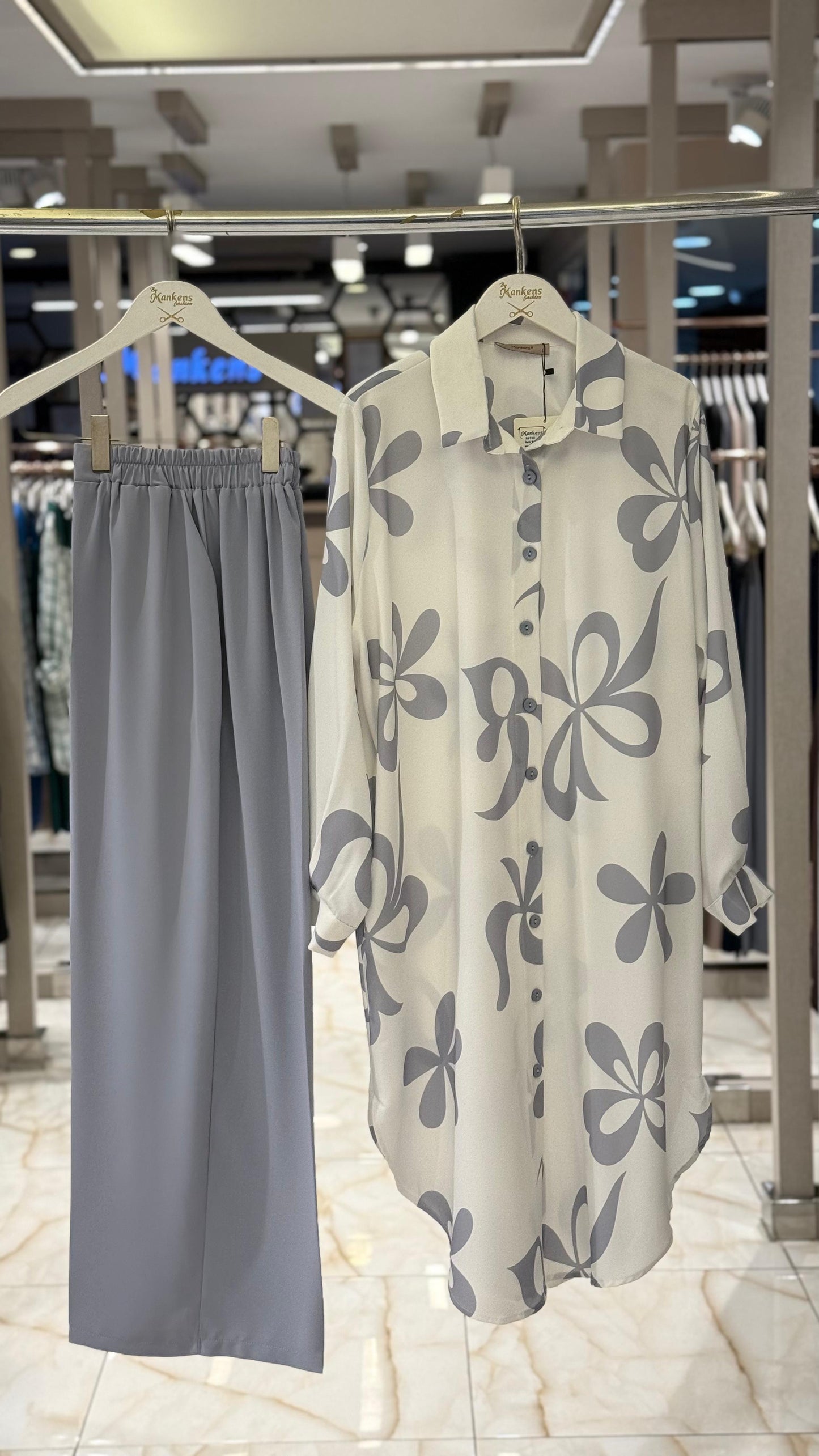 Chiffon Elegant 2-Pieces Set in 3 Beautiful Shades