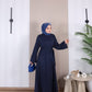 Elegant Oshio Fabric Maxi Dress  فستان   خريفي ماكسي أنيق من نسيج الأوشيو