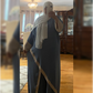 Sleek Modern Abaya Paired with Trousers in Elegant Tones  عباءة صيفية بقصة عصرية أنيقة مع بنطال متوفرة بعدة ألوان جميلة