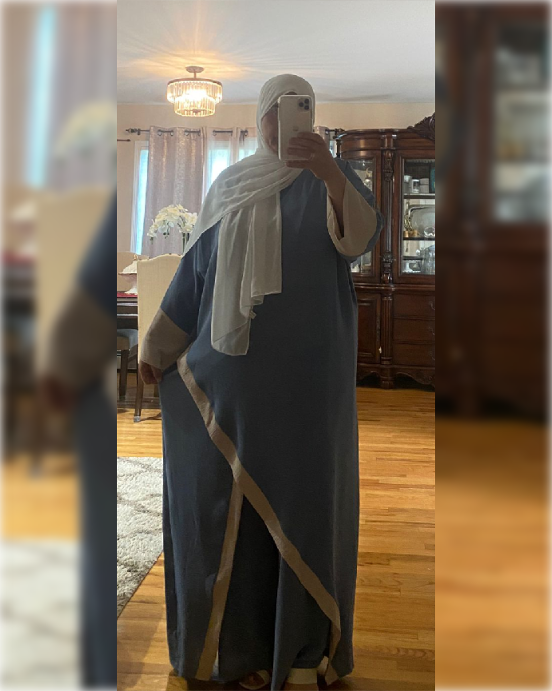 Sleek Modern Abaya Paired with Trousers in Elegant Tones  عباءة صيفية بقصة عصرية أنيقة مع بنطال متوفرة بعدة ألوان جميلة