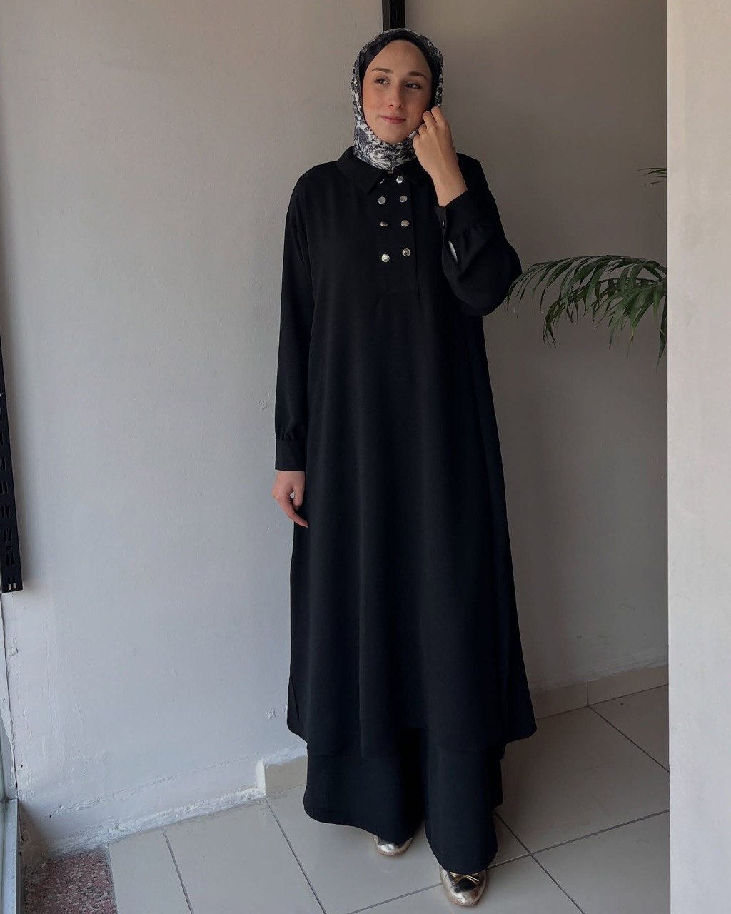Casual Two-Piece Modest Set in 3 Gorgeous Shades |  طقم عملي محتشم مكون من قطعتين بثلاثة ألوان رائعة