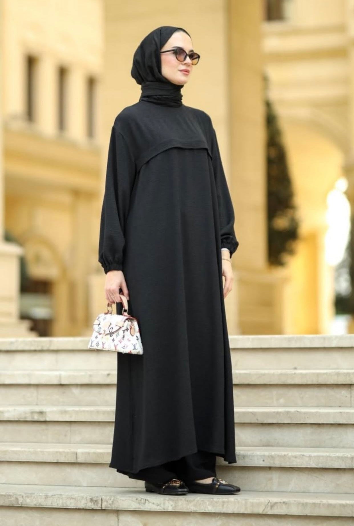 Elegant Two-Piece Modest Set |  طقم انيق محتشم مكون من قطعتين