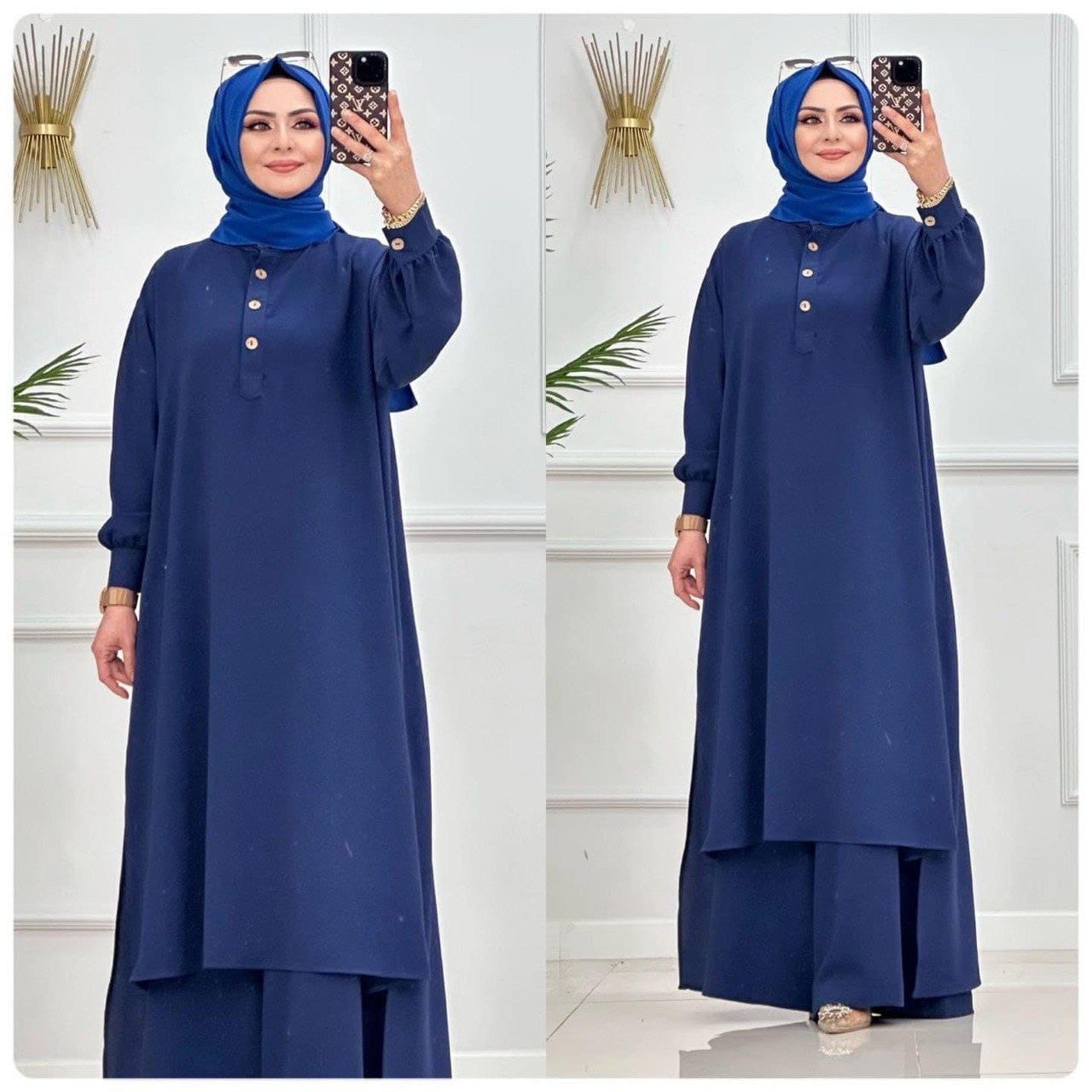 Casual Two-Piece Modest Set in 5 Gorgeous Shades |  طقم عملي محتشم مكون من قطعتين بخمسة ألوان رائعة