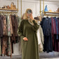 Maysoon Elegant Soft Wool Dress. فستان ميسون الأنيق من الصوف الناعم
