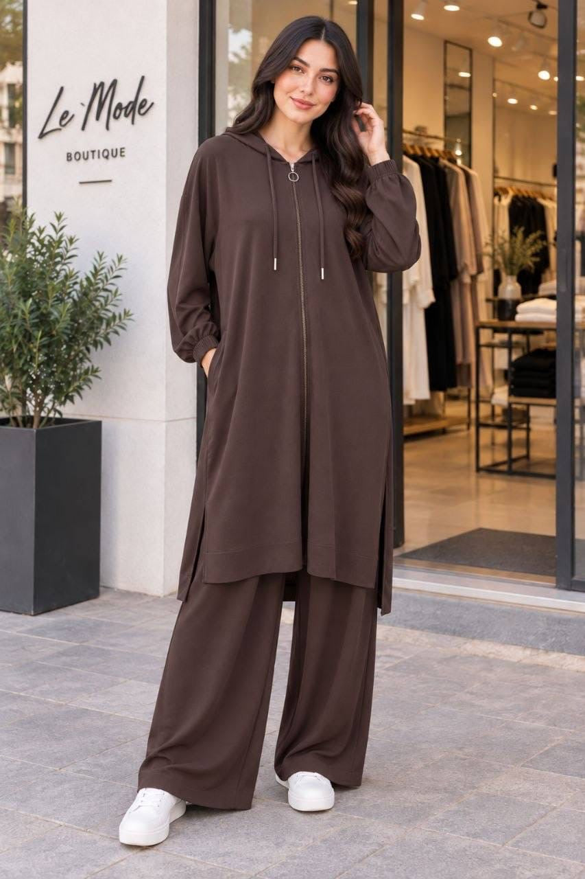 Sporty Modest Two Piece Outfit طقم رياضي محتشم من قطعتين