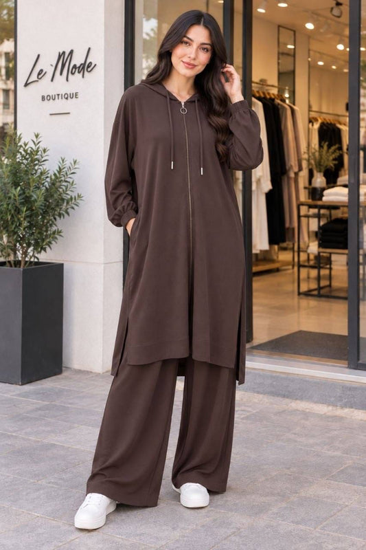 Sporty Modest Two Piece Outfit طقم رياضي محتشم من قطعتين