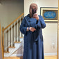 Elegant Oshio Fabric Maxi Dress  فستان   خريفي ماكسي أنيق من نسيج الأوشيو