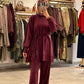 Nada Elegant Two Piece Tunic and Pants Set طقم ندى الأنيق من قطعتين
