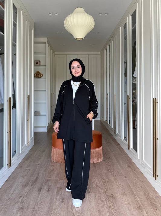 Sporty Modest Two Piece Outfit طقم رياضي محتشم من قطعتين