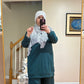Lily Relaxed Two-Piece Modest Set طقم ليلي الرياضي الانيق من قطعتين