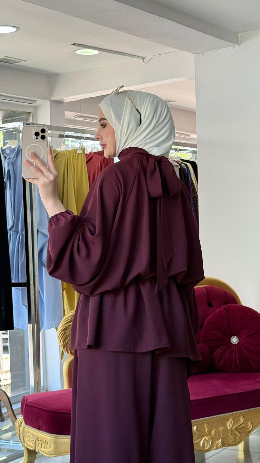 Sophisticated Layered Modest Set طقم كلاسي فخم بطبقات متعددة