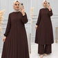 Hiba Elegant Pleated Modest outfit