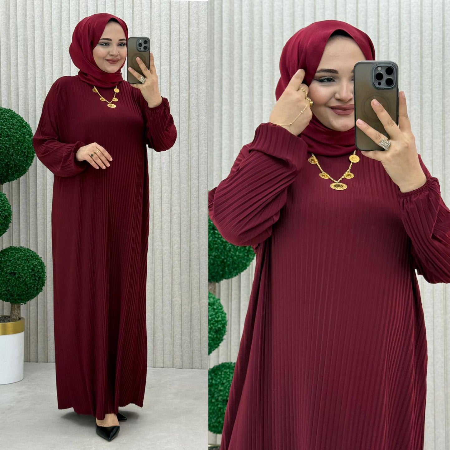 Fatimah Long Casual Dress | فستان فاطمة الطويل العملي