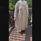 Salam Lycra 2-Piece Modest Outfit – Effortless Elegance, Unmatched Comfort in Beige طقم سلام الأنيق المحتشم المكوّن من قطعتين مصنوع من قماش ليكرا الفاخر باللون البيج الجميل