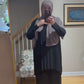 Hiba Elegant Pleated Modest outfit طقم هبة الانيق بكسرات