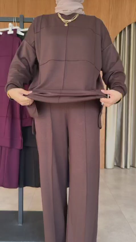 Elegant Two Piece Sportswear 
✨ طقم رياضي محتشم أنيق من قطعتين