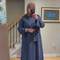 Elegant Oshio Fabric Maxi Dress  فستان   خريفي ماكسي أنيق من نسيج الأوشيو