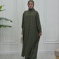 Elegant Button-Front Two-Piece Set | طقم انيق من قطعتين