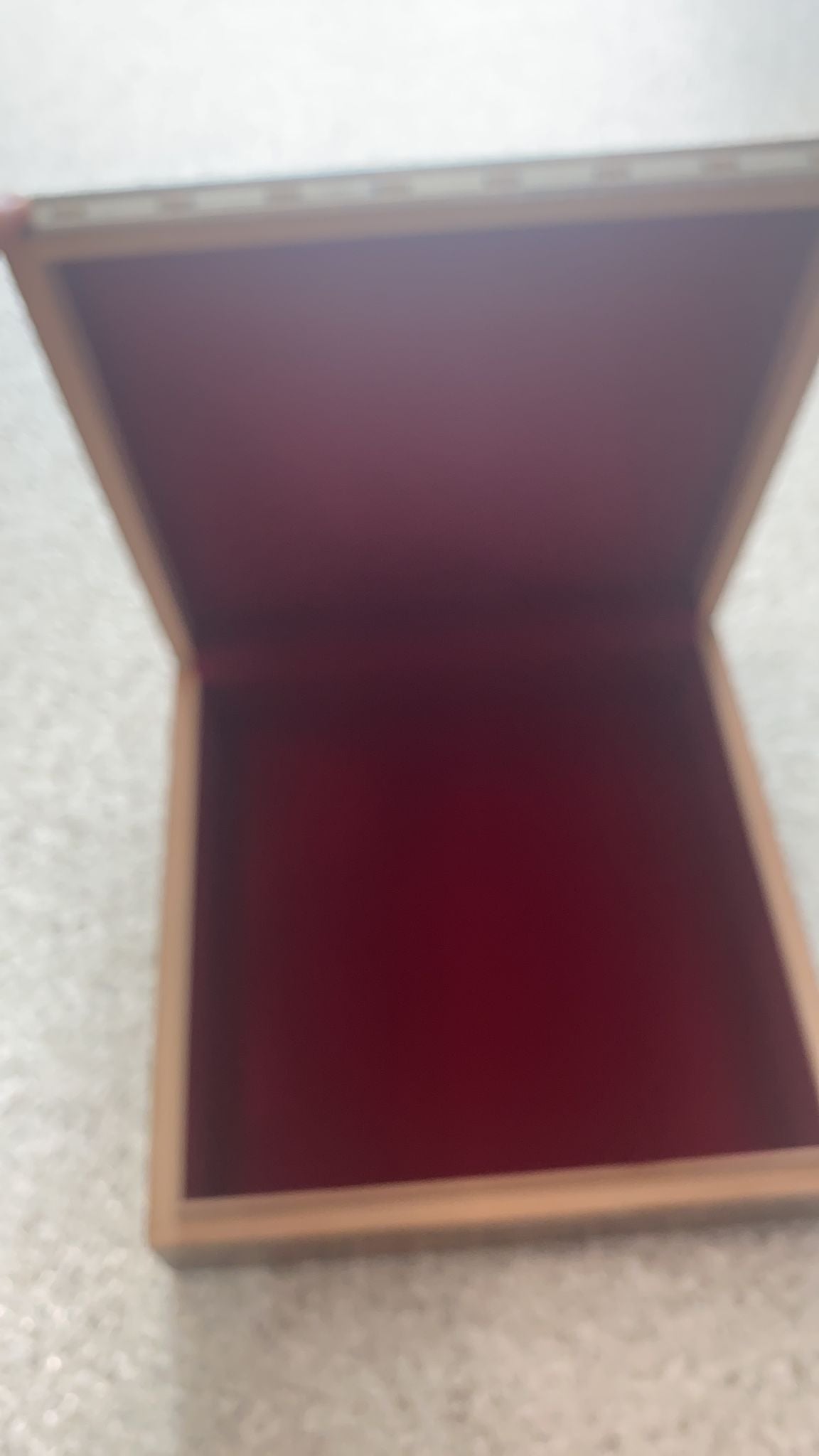 Zan Jewelry Boxes Padded with Maroon Velvet.  صناديق زان خشبيه و مبطنه للمجوهرات