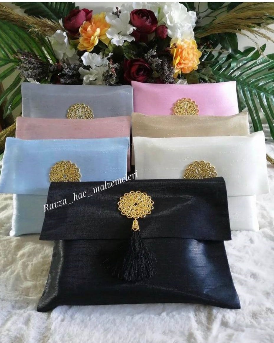 Elegant prayer mat with Satin bag
